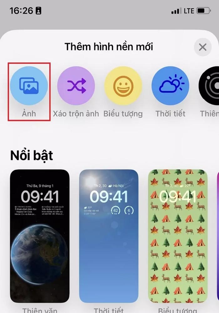 Chọn Ảnh