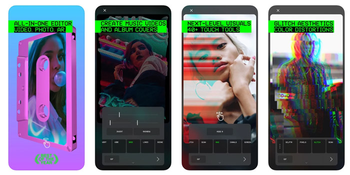 Glitché chuyên về chỉnh sửa ảnh đẹp trên điện thoại