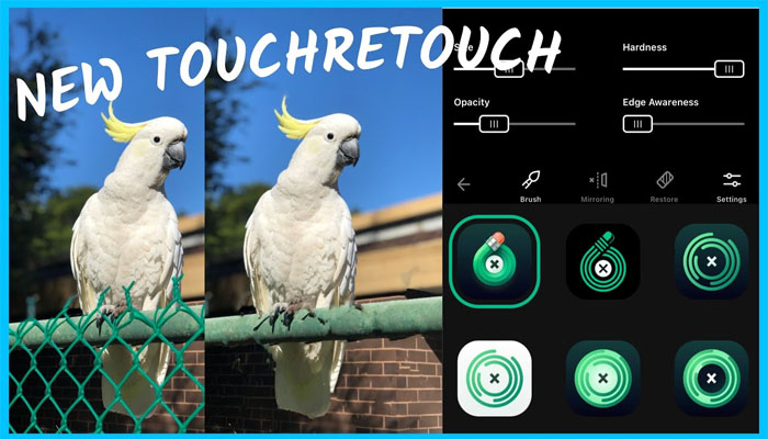 App chỉnh ảnh trên iPhone với TouchRetouch