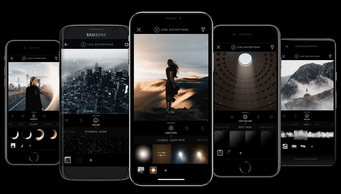 Phần mềm chỉnh ảnh đẹp cho iPhone Lens Distortions