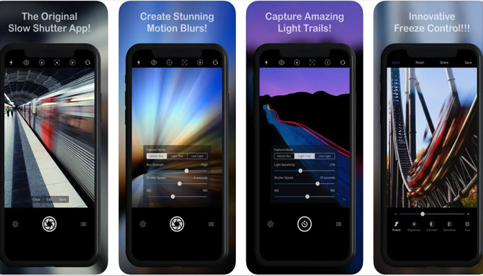 Slow Shutter Cam là một trong các app chỉnh ảnh đẹp cho iPhone