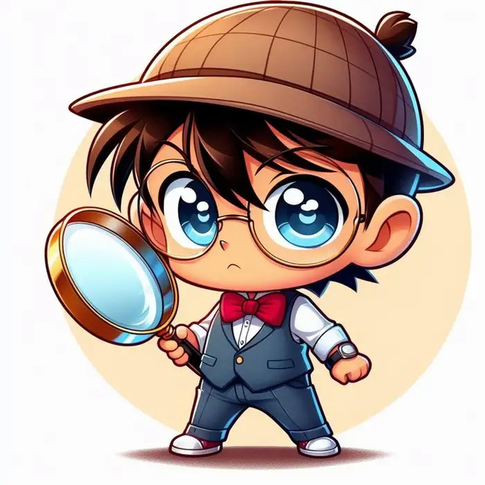Avatar Conan cute biểu tượng của sự thông minh