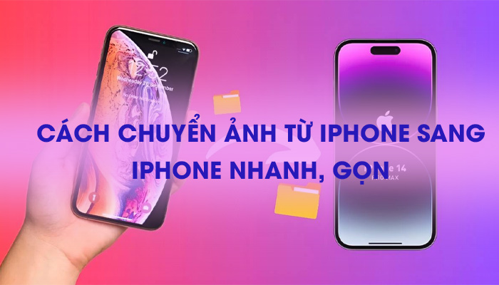 cách chuyển ảnh từ iphone sang iphone