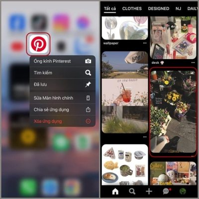 cách lưu ảnh trên pinterest
