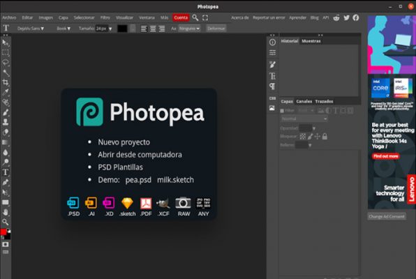 Photopea - phần mềm chỉnh sửa ảnh chuyên nghiệp PC 