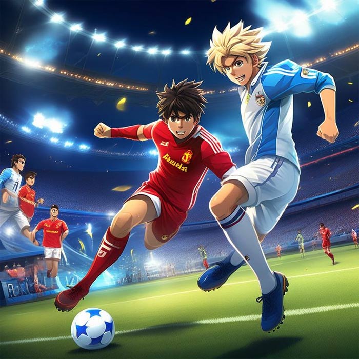 Ảnh Avatar bóng đá đẹp anime cho người mê hoạt hình