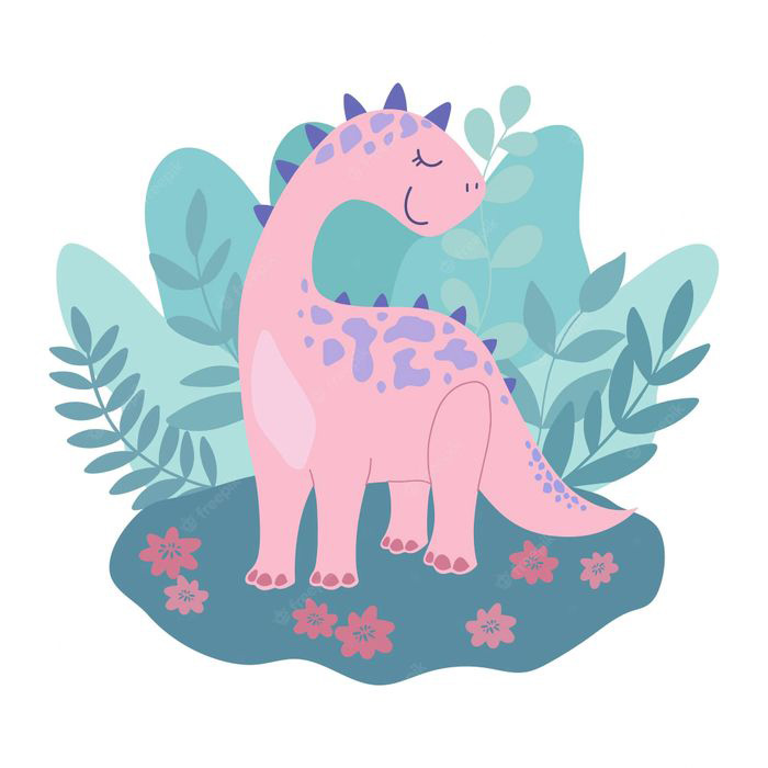 ảnh avatar khủng long cute