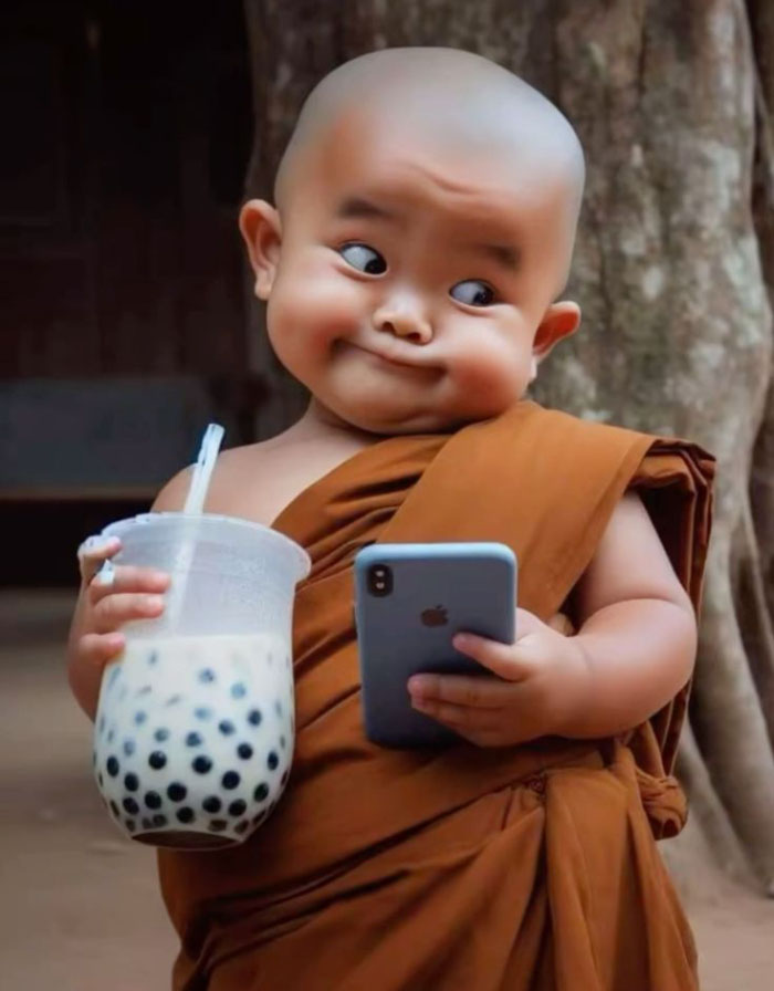avatar chú tiểu chất lượng cao