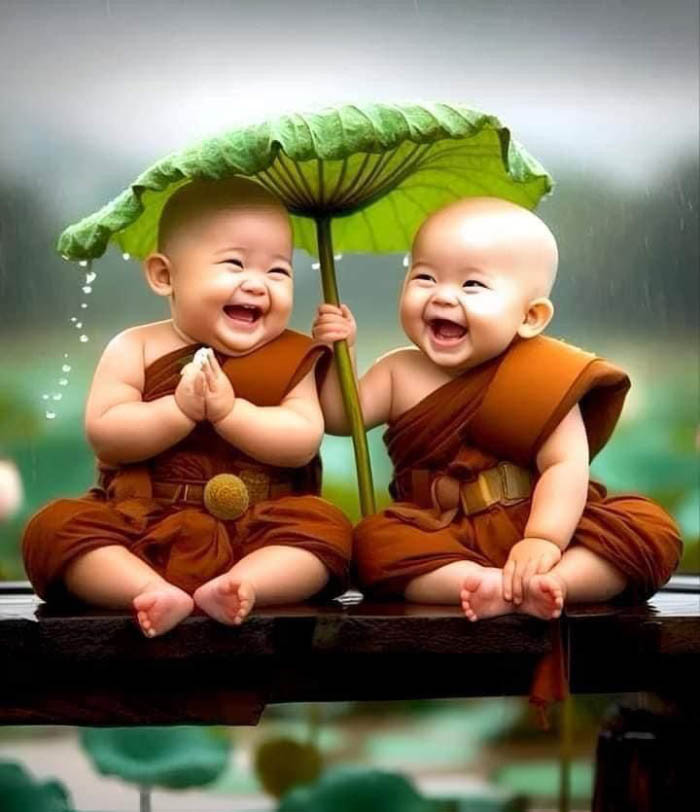 avatar chú tiểu chibi