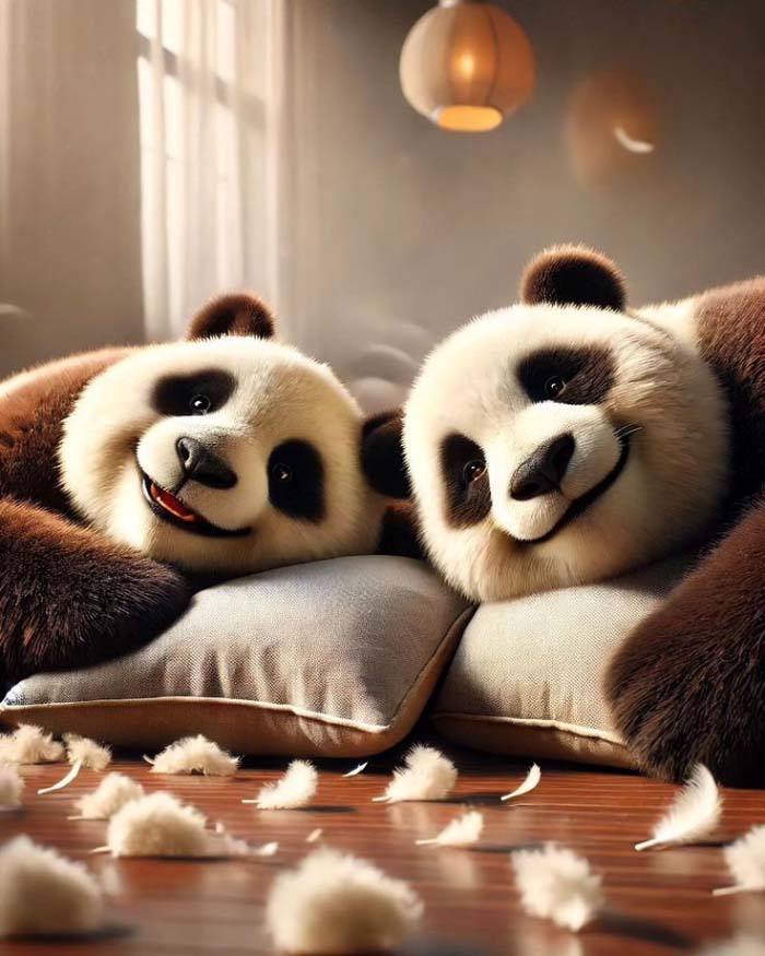 ảnh gấu trúc cute làm avatar