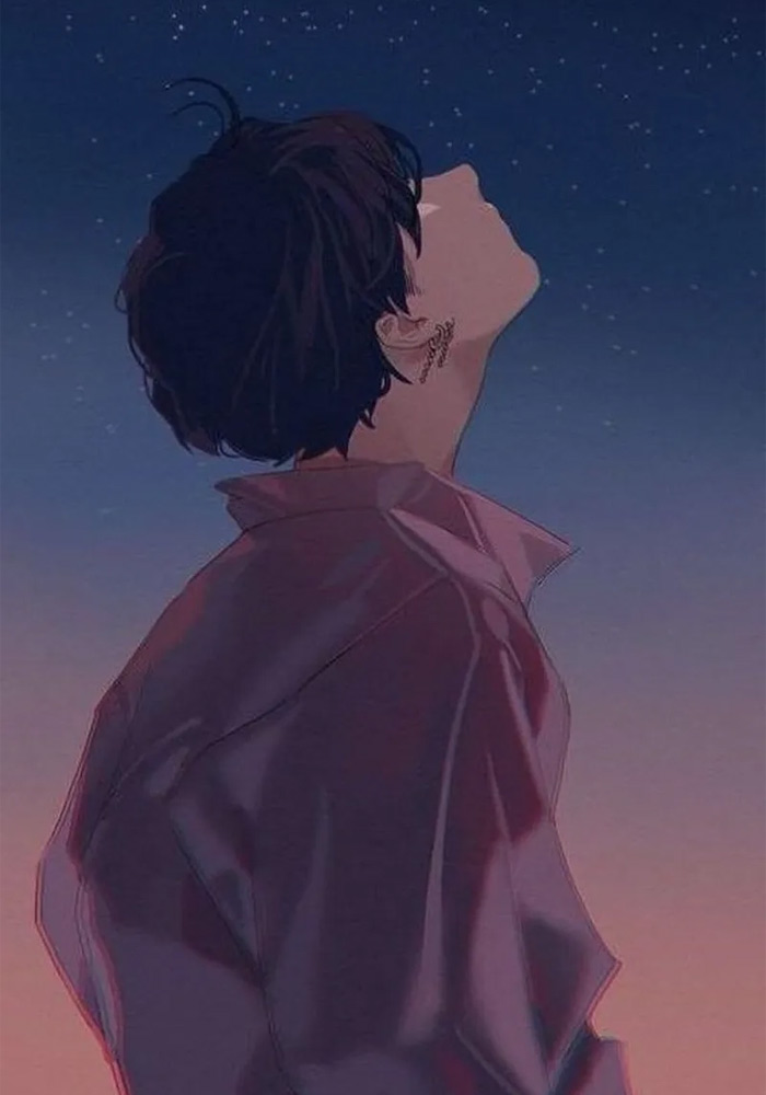 avatar anime nam buồn  một mình
