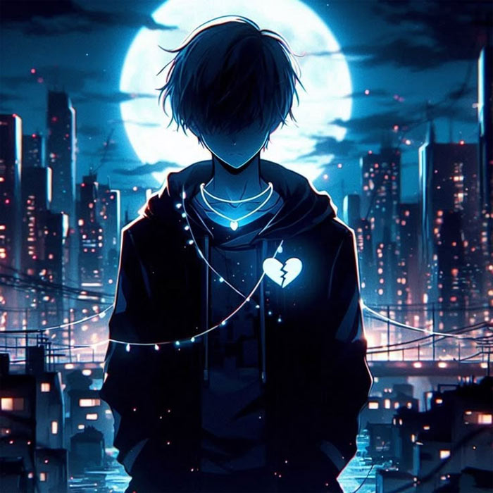 avatar anime nam buồn