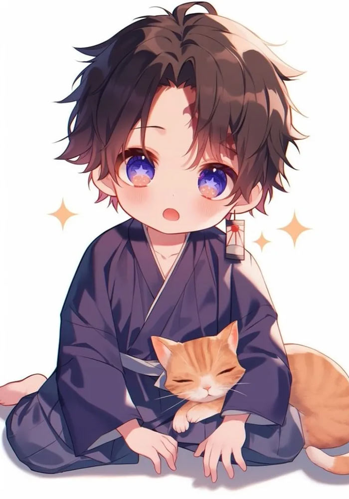 avatar anime nam chibi  mới nhất