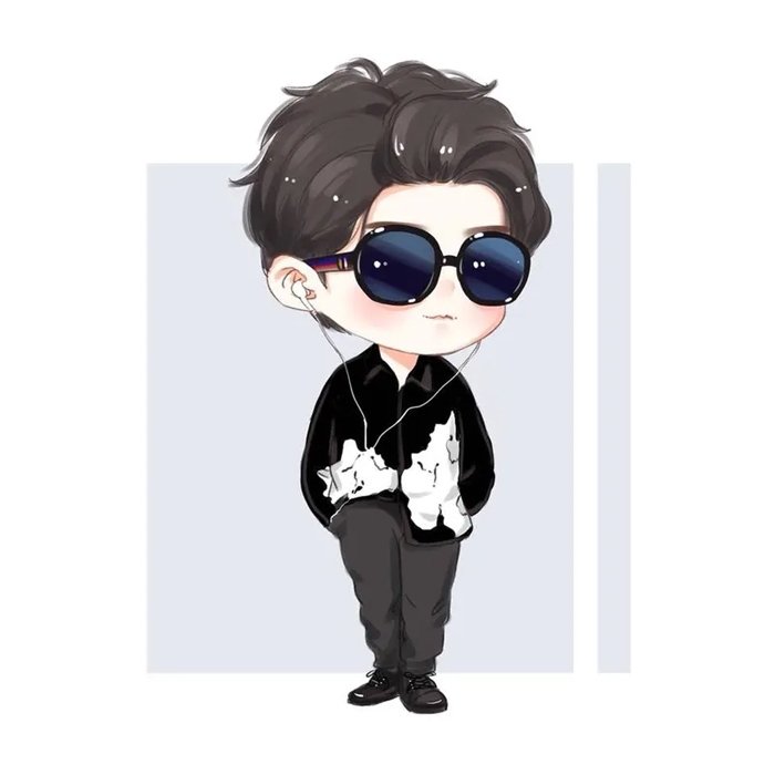 avatar anime nam chibi ngầu