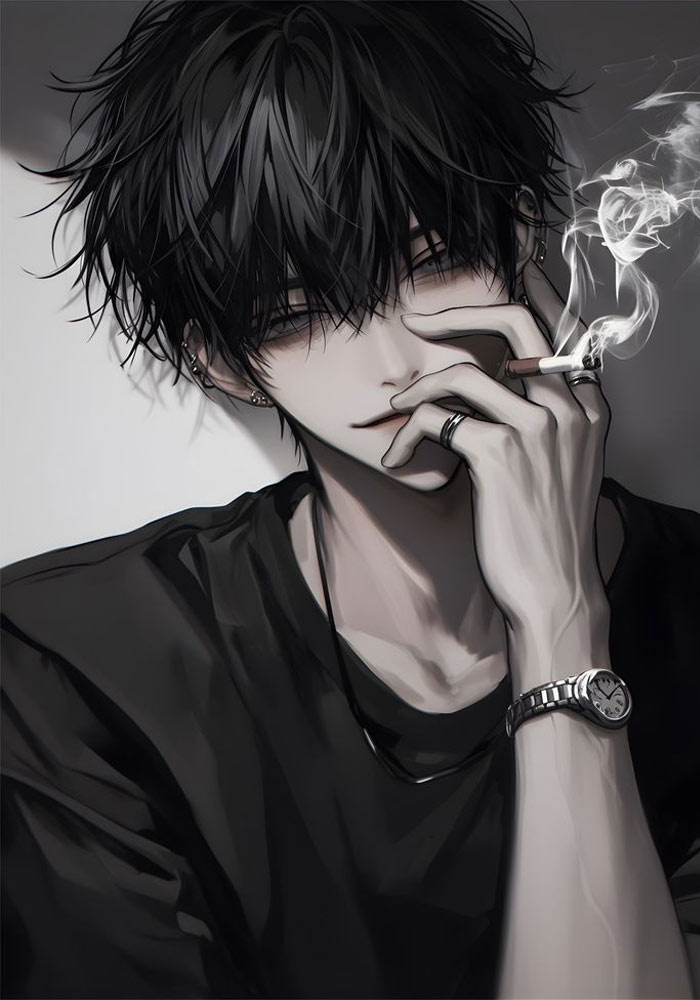 Avatar anime nam ngầu cute nhưng vẫn lạnh lùng
