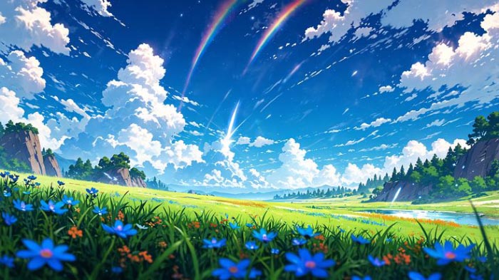 avatar bầu trời đêm có sao băng