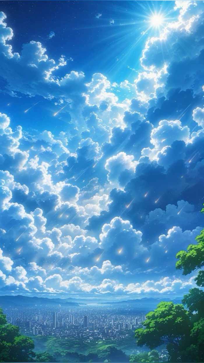 avatar bầu trời hoàng hôn