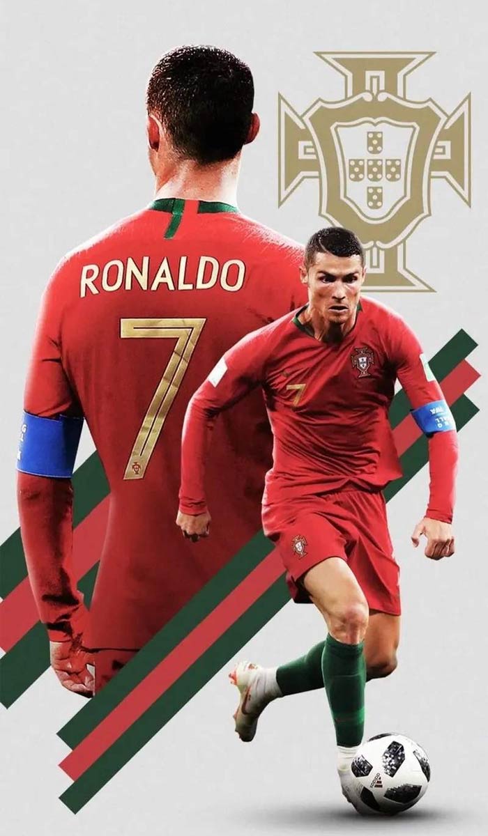 avatar bóng đá cute đẹp ronaldo