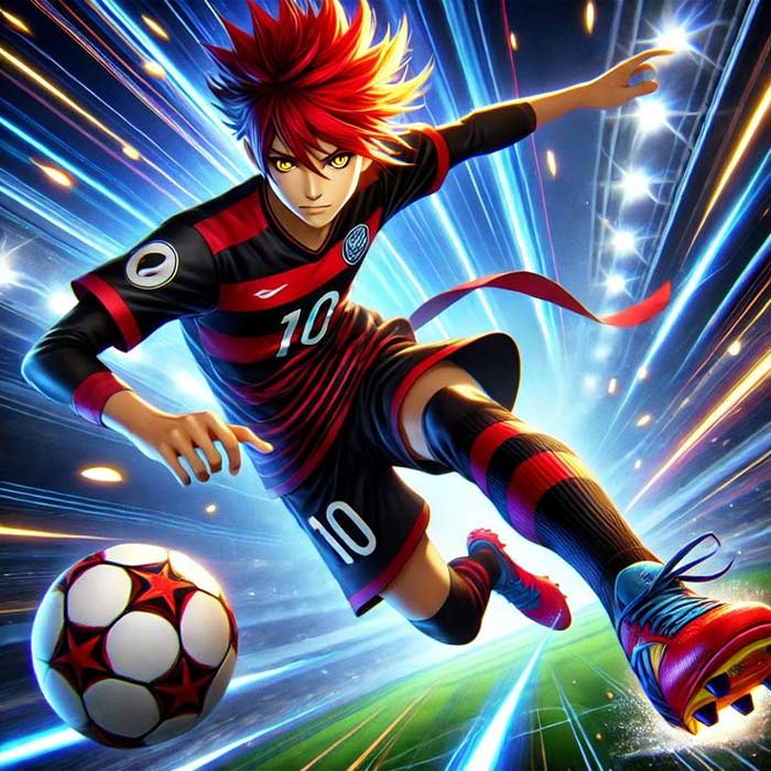 avatar bóng đá đẹp anime chibi ngầu