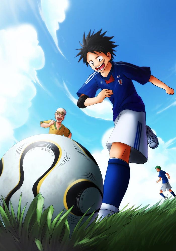 Avatar bóng đá đẹp anime cho team mê bóng đá