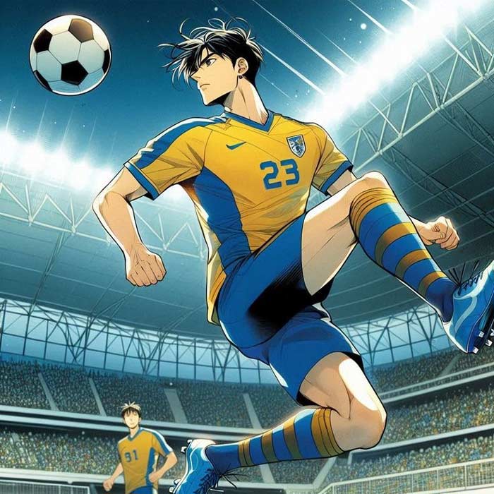 avatar bóng đá đẹp anime inazuma