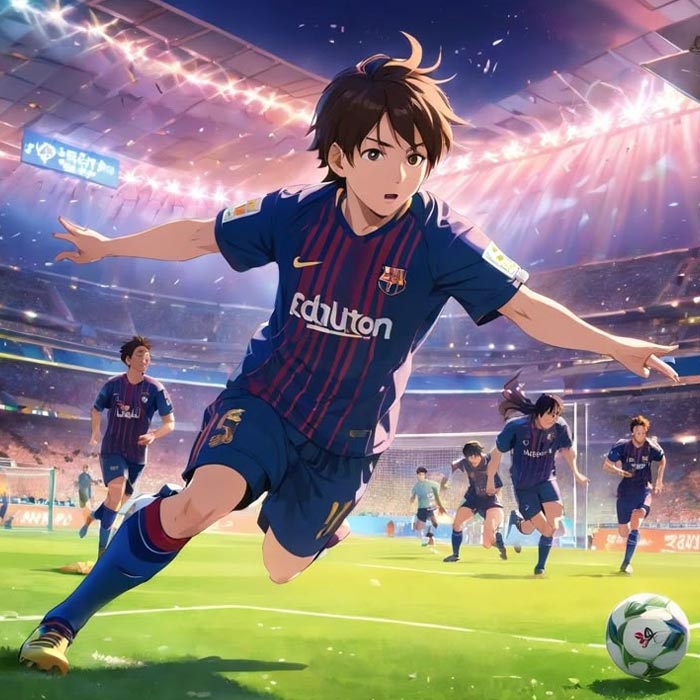 avatar bóng đá đẹp anime ngầu nhất