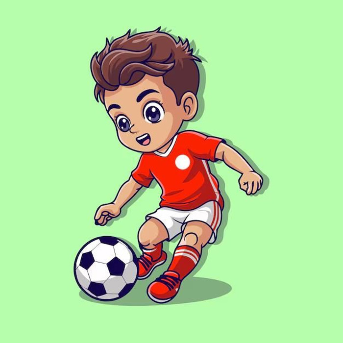 Hình ảnh avatar bóng đá đẹp chibi cho facebook