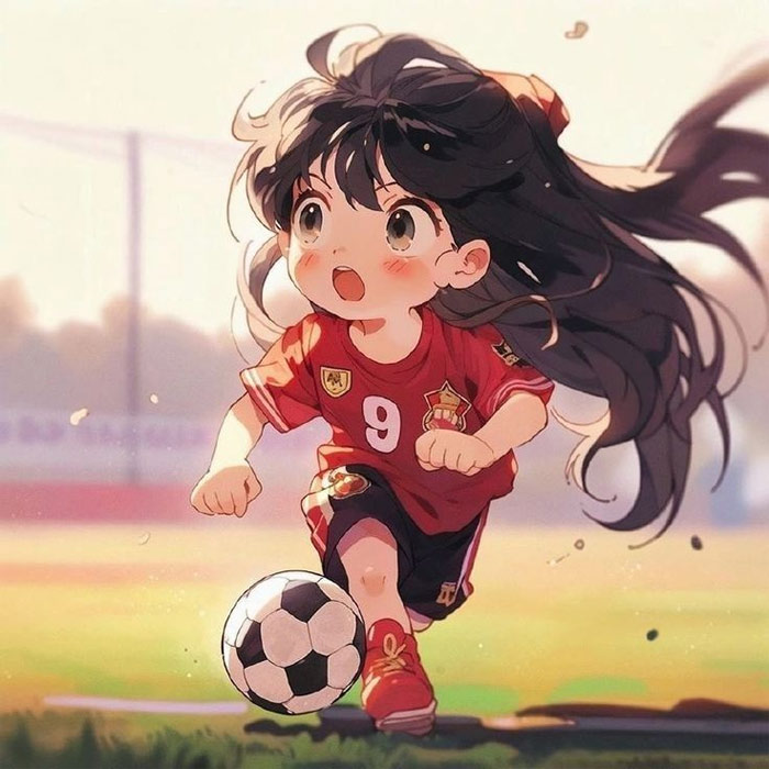 Avatar bóng đá đẹp đôi anime dành cho cặp đôi