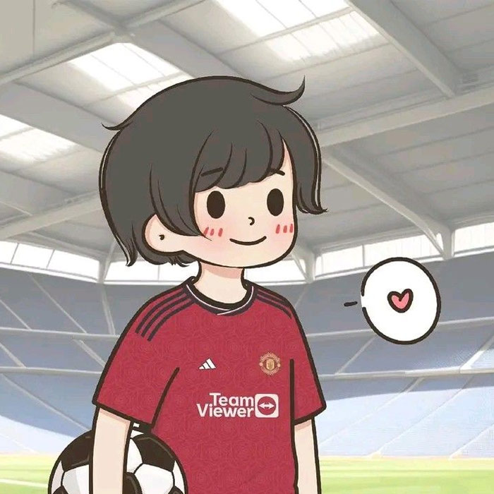 Avatar bóng đá đẹp đôi cute dành cho cặp đôi
