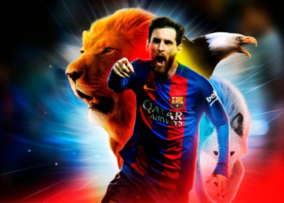 Avatar bóng đá đẹp ngầu anime cho fan messi