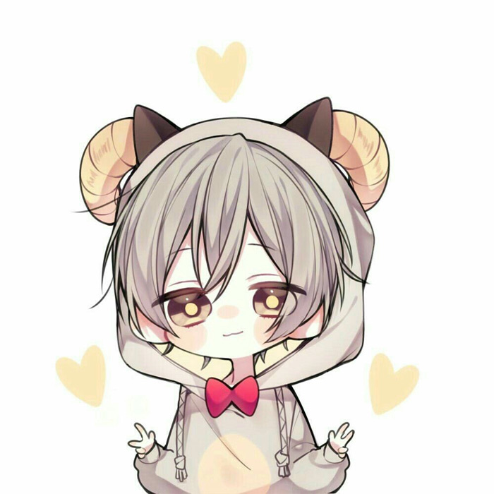 avatar cặp đôi anime nam chibi 