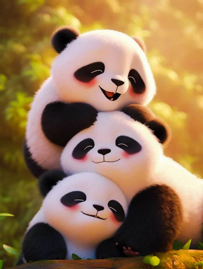 avatar cặp gấu trúc
