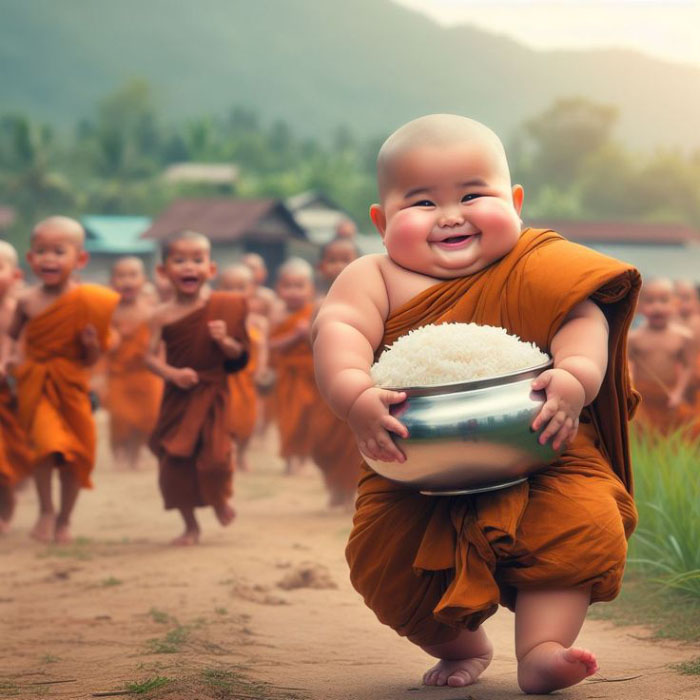 avatar chú tiểu ăn yến