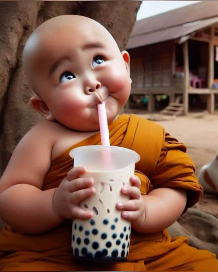 avatar chú tiểu cho nhóm bạn