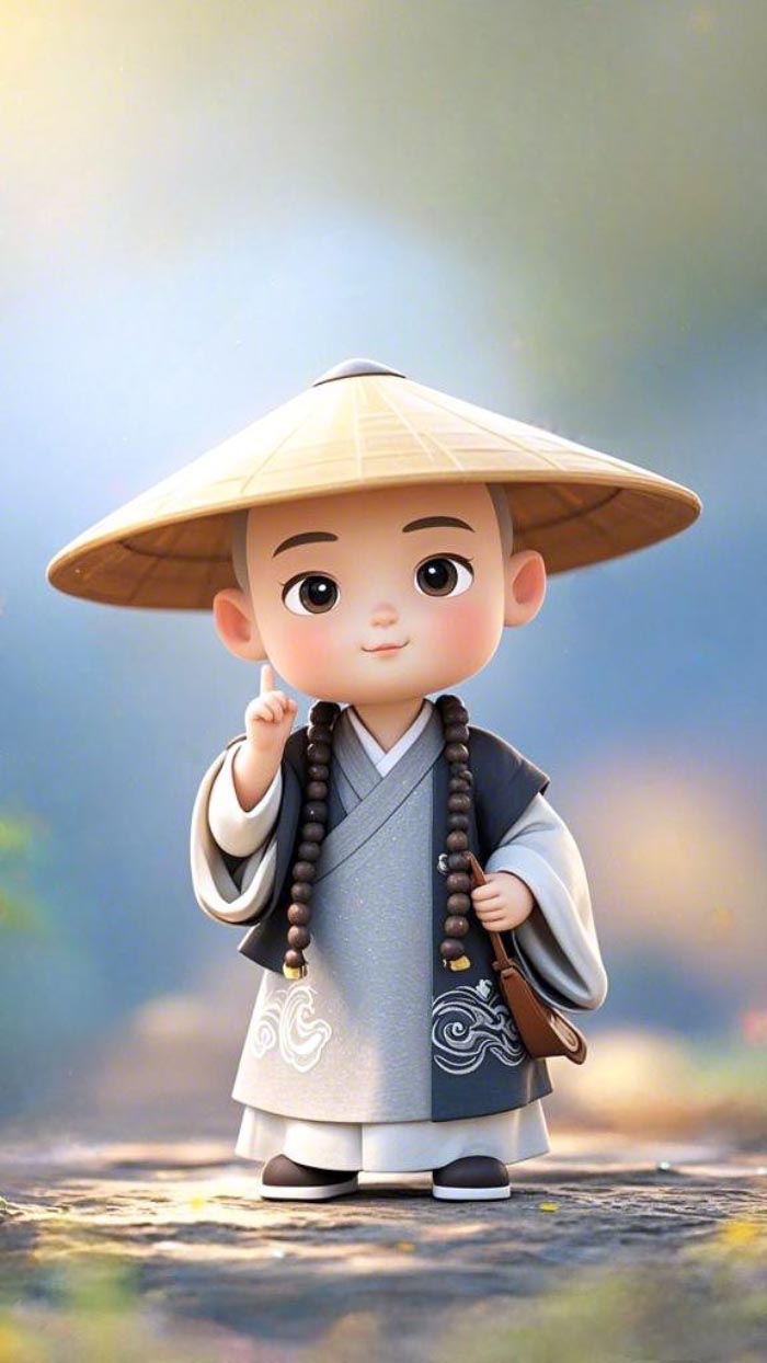 avatar chú tiểu ngủ gật