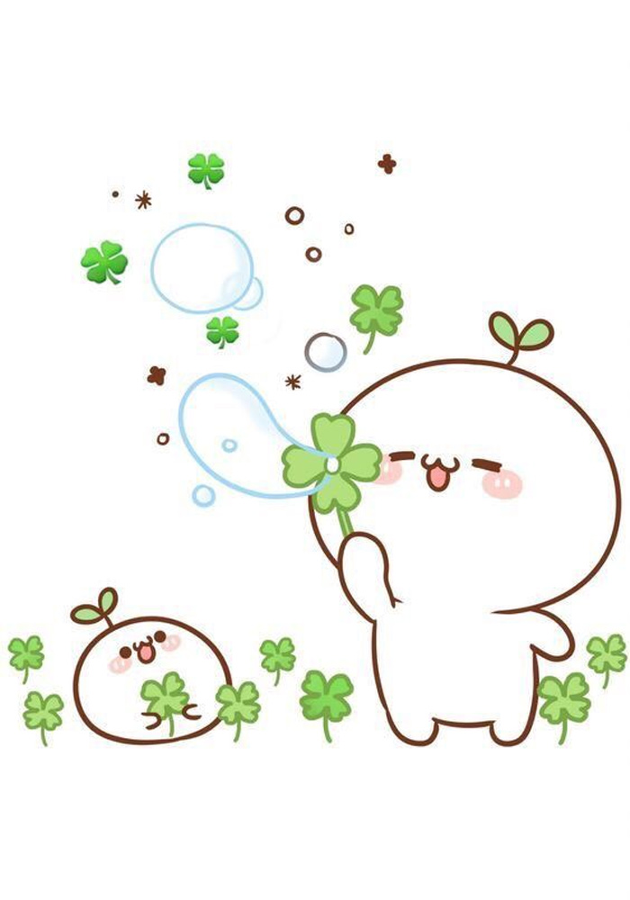 Avatar cỏ 4 lá cute mang cả thế giới xanh vào ảnh đại diện của bạn