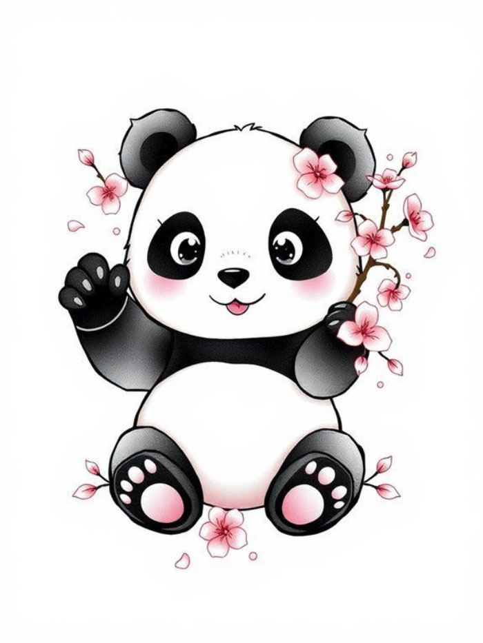 avatar cute gấu trúc