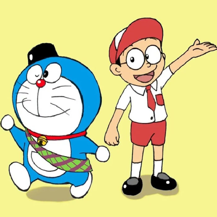 avatar doraemon ăn bánh rán