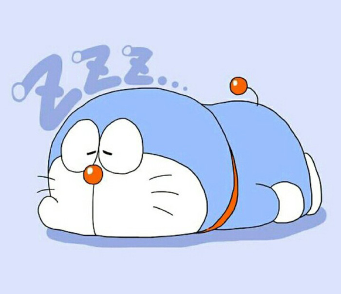 avatar doraemon đèn trắng