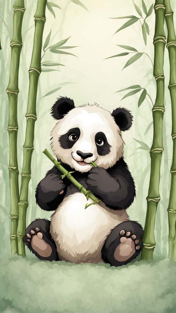 avatar gấu trúc anime