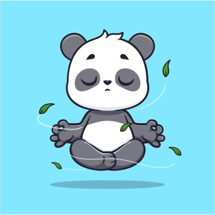 avatar gấu trúc cute cho tiktok