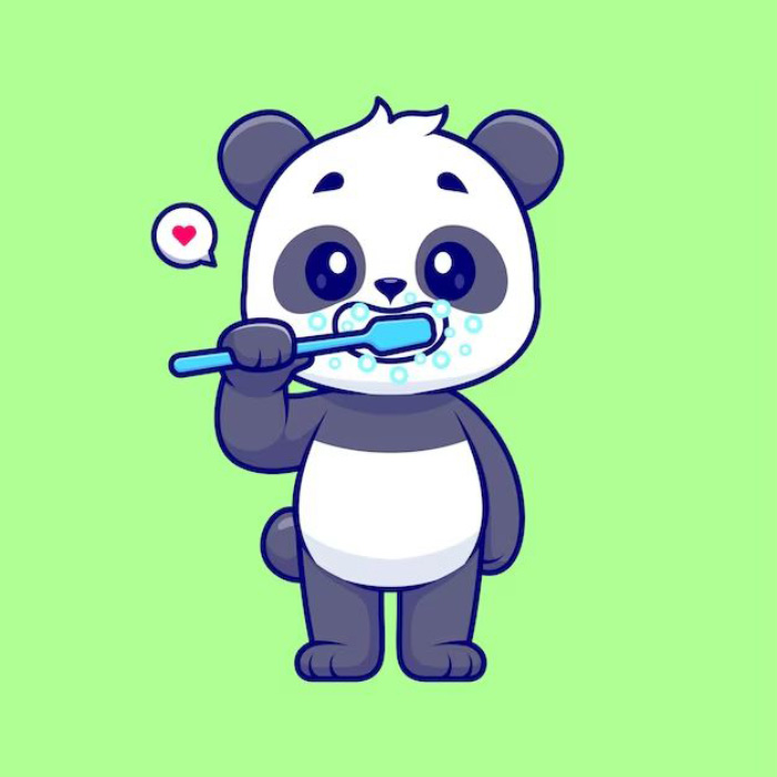 avatar gấu trúc cute cho zalo