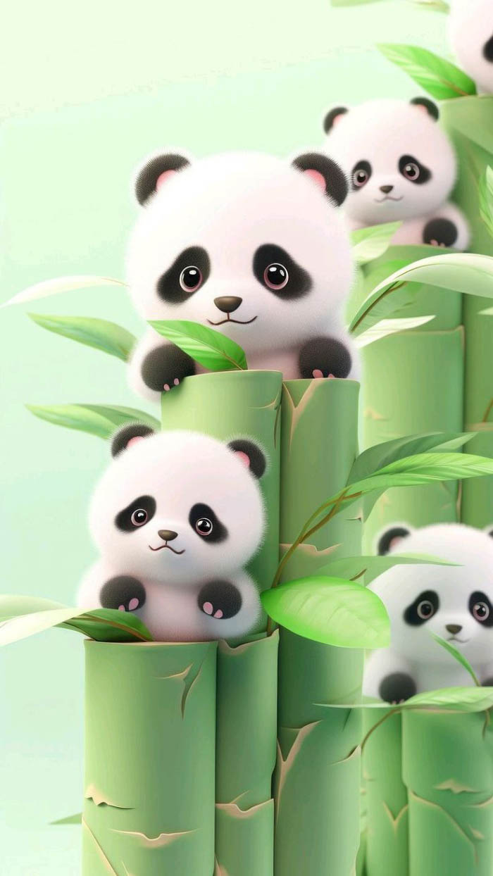 avatar gấu trúc cute