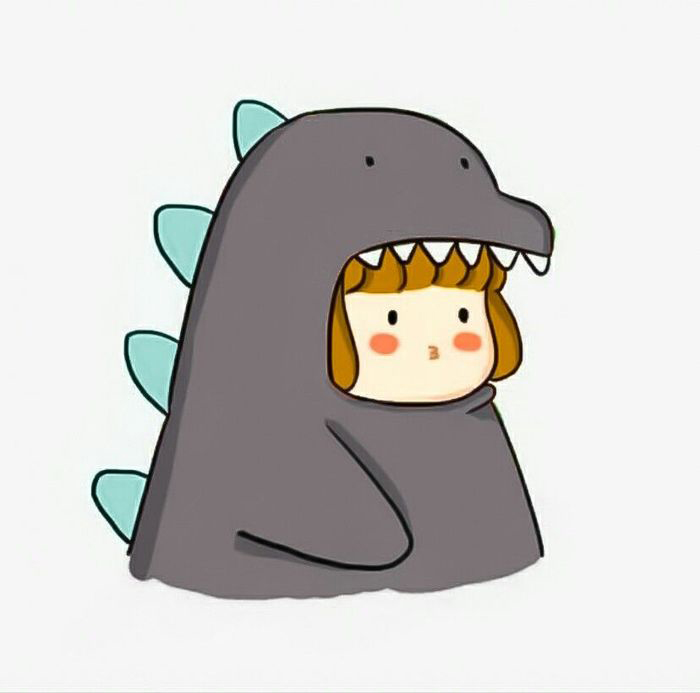 avatar khủng long cute 3d