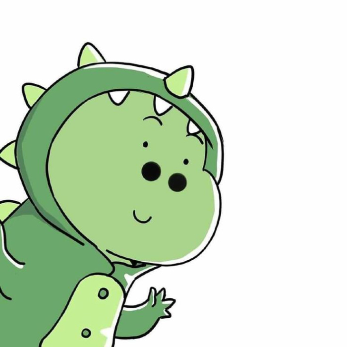 avatar khủng long cute chibi