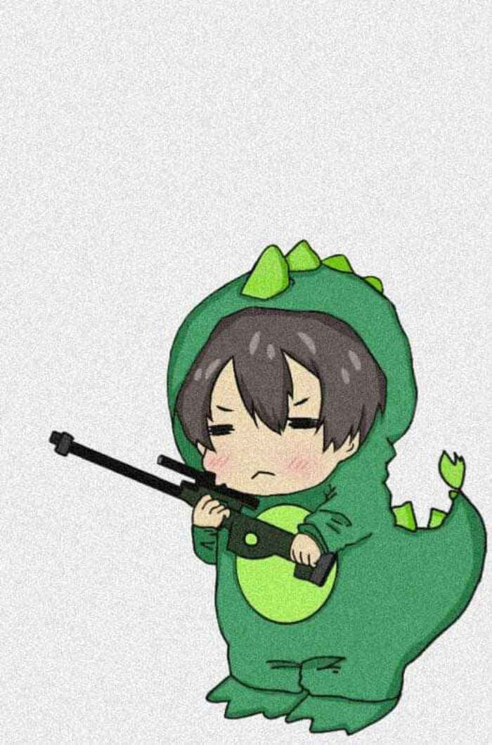 avatar khủng long cute cho facebook