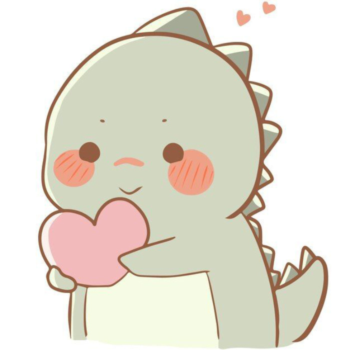 avatar khủng long cute cho nữ