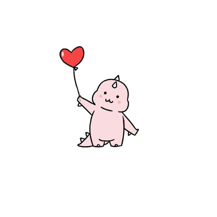 avatar khủng long cute nhất quả đất