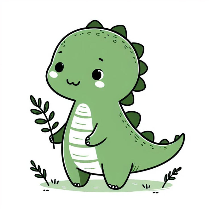 avatar khủng long cute nhất