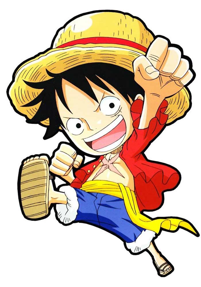 Avatar Luffy chibi nhỏ bé nhưng cực kỳ có võ